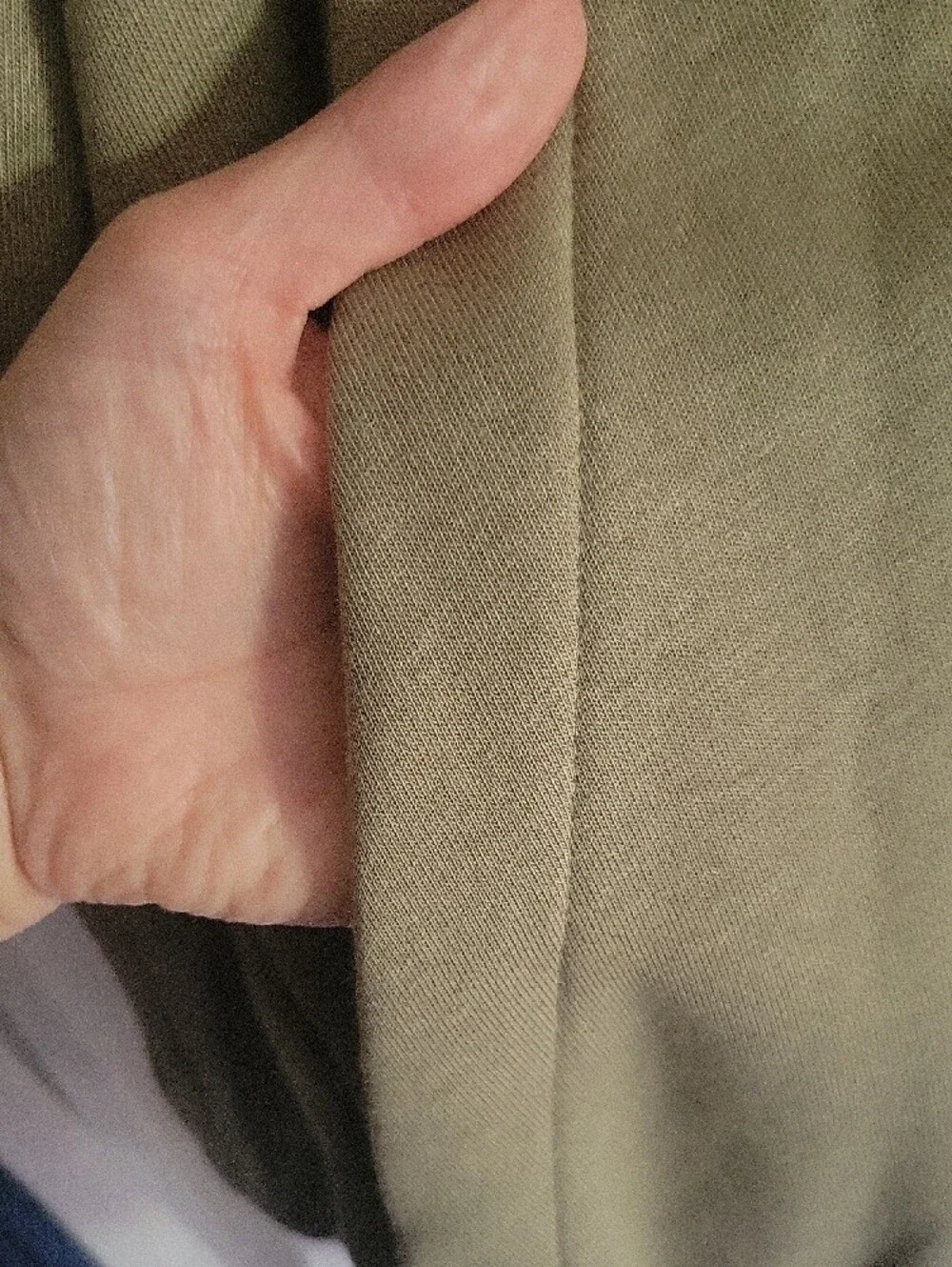adidas Light Olive Green Hooded Zip Jacket with White Logo